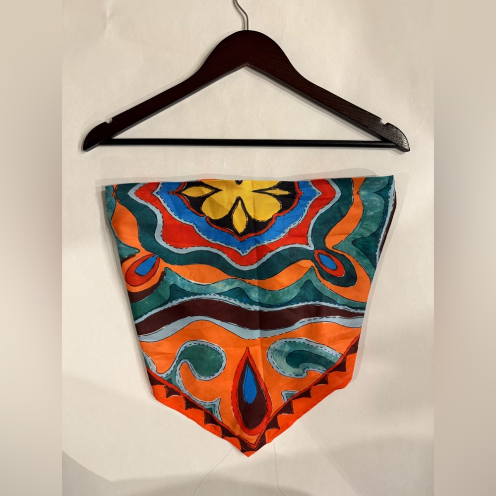Bandana scarf top